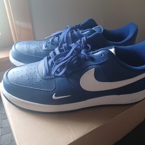 Nike Blue and White Sneakers